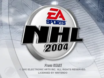 NHL 2004 screen shot title